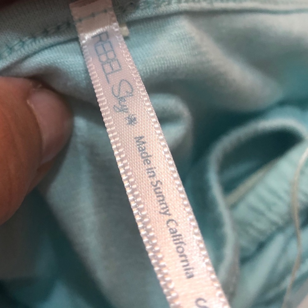 3/$25🎈Nordstrom Rebel Sky boho maxi baby blue dr… - Picture 8 of 10